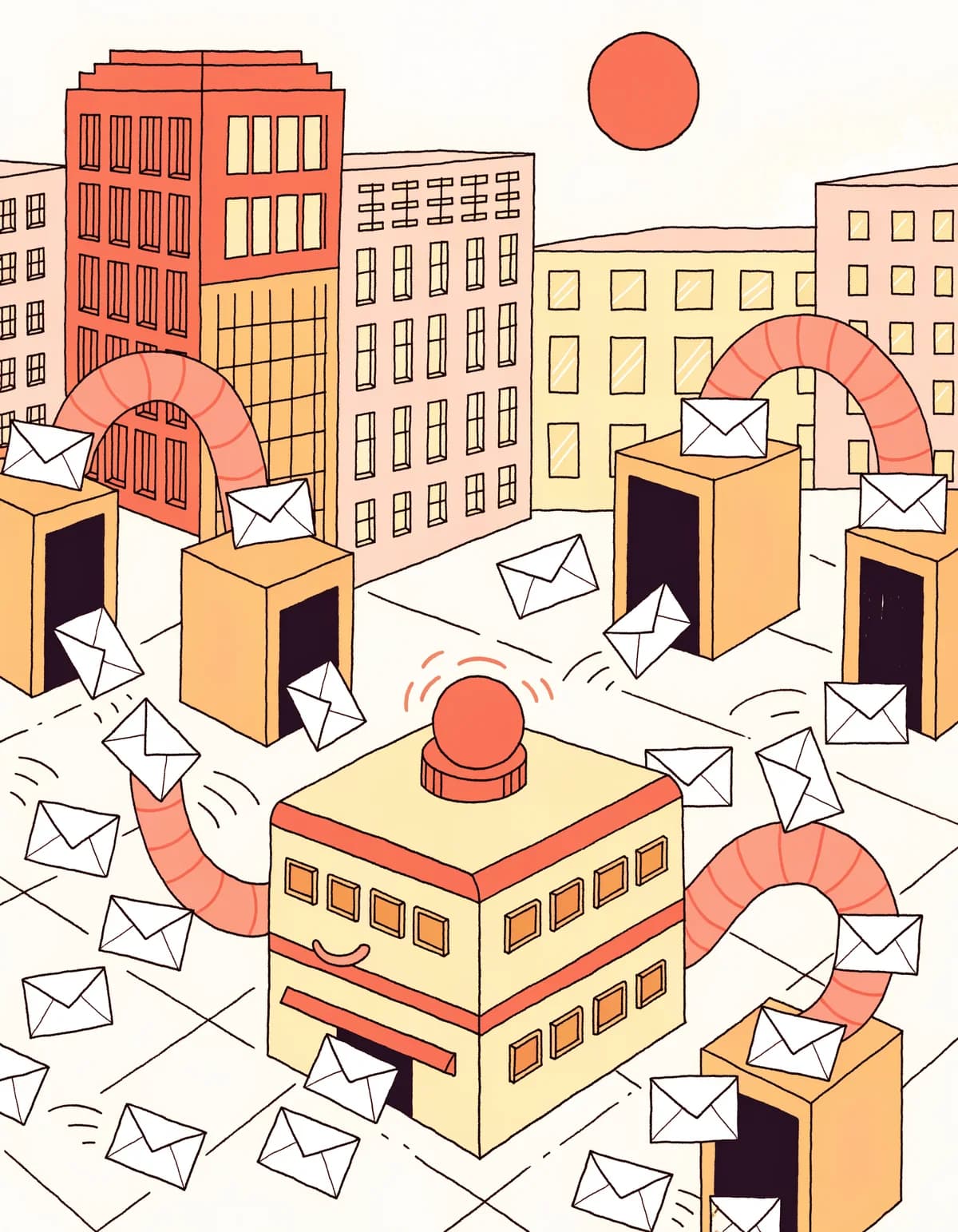 Illustration of the email triage agent